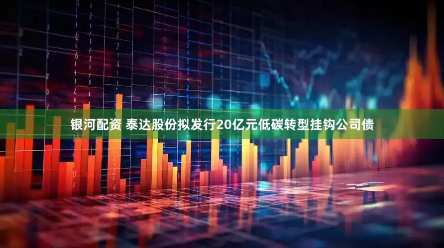 银河配资 泰达股份拟发行20亿元低碳转型挂钩公司债