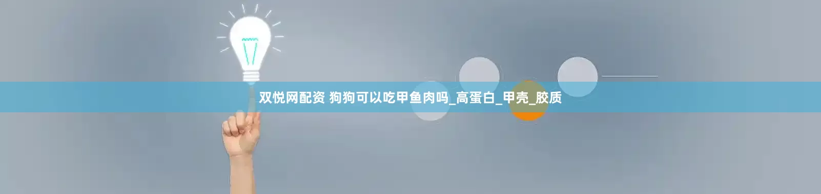 双悦网配资 狗狗可以吃甲鱼肉吗_高蛋白_甲壳_胶质