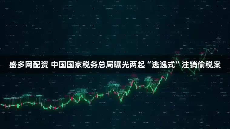 盛多网配资 中国国家税务总局曝光两起“逃逸式”注销偷税案
